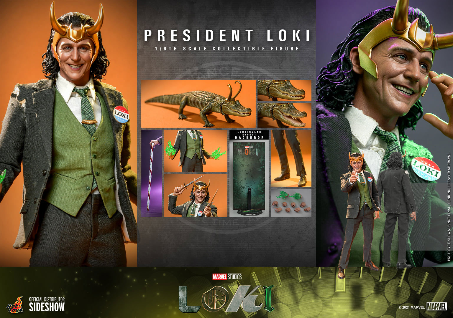 President Loki (Disney+) Sixth Scale Figure by Hot Toys