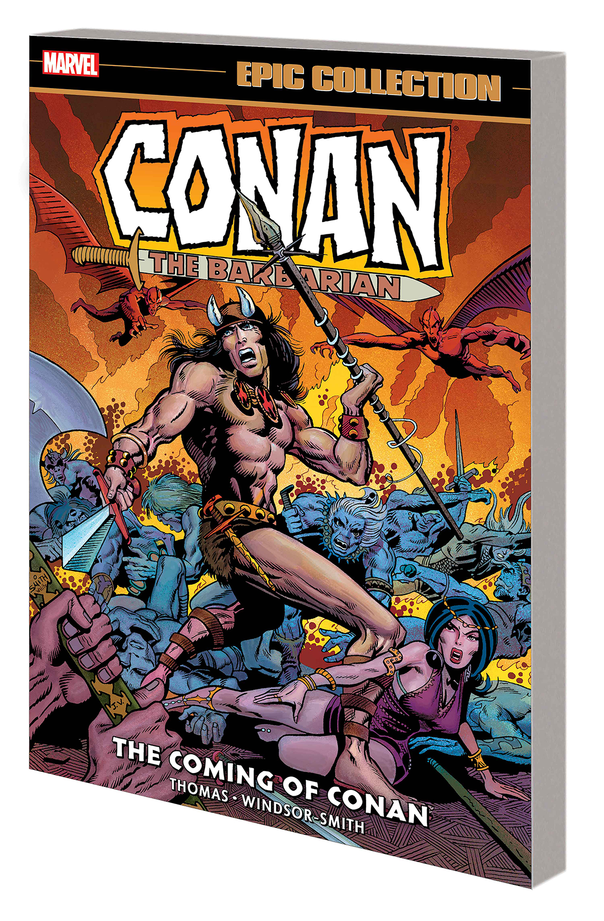 Conan the Barbarian the Original Marvel Years Epic Collection Graphic Novel Volume 1 Coming of Conan