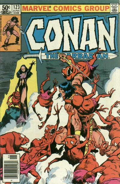 Conan The Barbarian #123 [Newsstand]-Very Good (3.5 – 5)