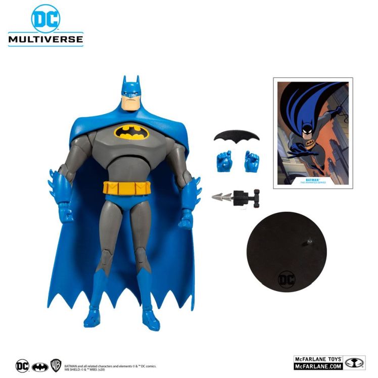 DC Multiverse Animated Batman Variant Blue/Gray Action Figure