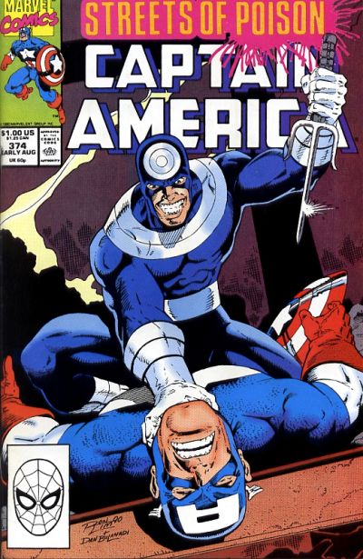 Captain America #374 [Direct]-Very Fine 
