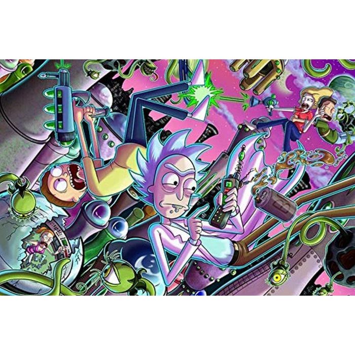 Rick & Morty Cell Phone Poster