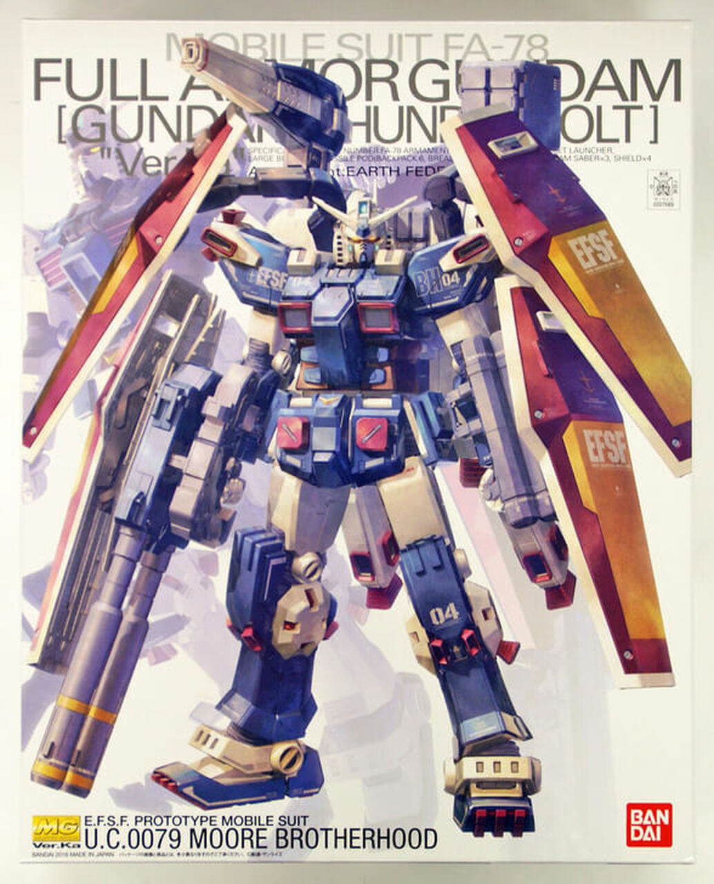 FA-78 Full Armor Gundam "Gundam Thunderbolt" Ver. Ka Mg 1/100 Model Kit