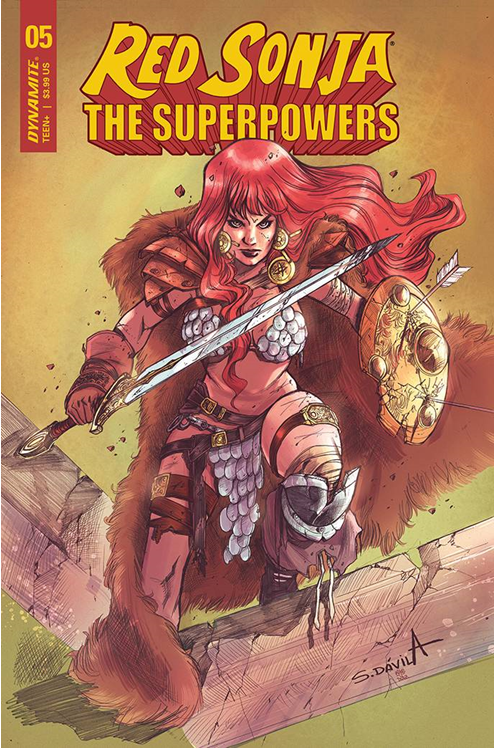 Red Sonja The Superpowers #5 Cover G Davila