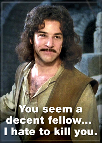 Princess Bride Decent Fellow - Magnets 2.5 In. X 3.5 In.