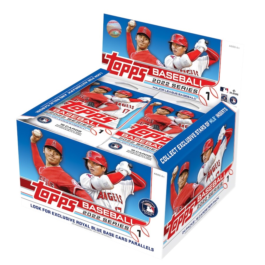 2022 Topps Baseball Series 1 Factory Sealed 24-Pack Retail Display Box