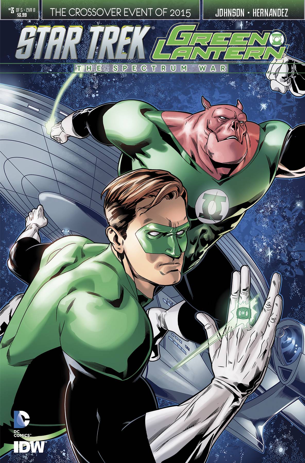 Star Trek Green Lantern #3 (2015) Regular Stott