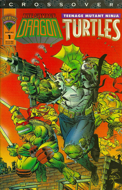 Savage Dragon / Teenage Mutant Ninja Turtle Crossover #1-Very Fine