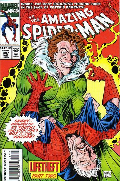 The Amazing Spider-Man #387 [Direct Edition]-Near Mint (9.2 - 9.8)