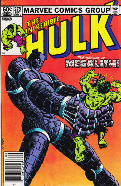 The Incredible Hulk #275 [Newsstand]-Fine