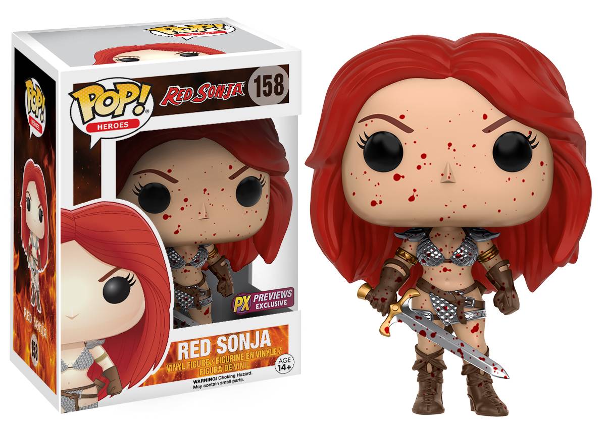 Pop Red Sonja Bloody Ver Px Vinyl Figure