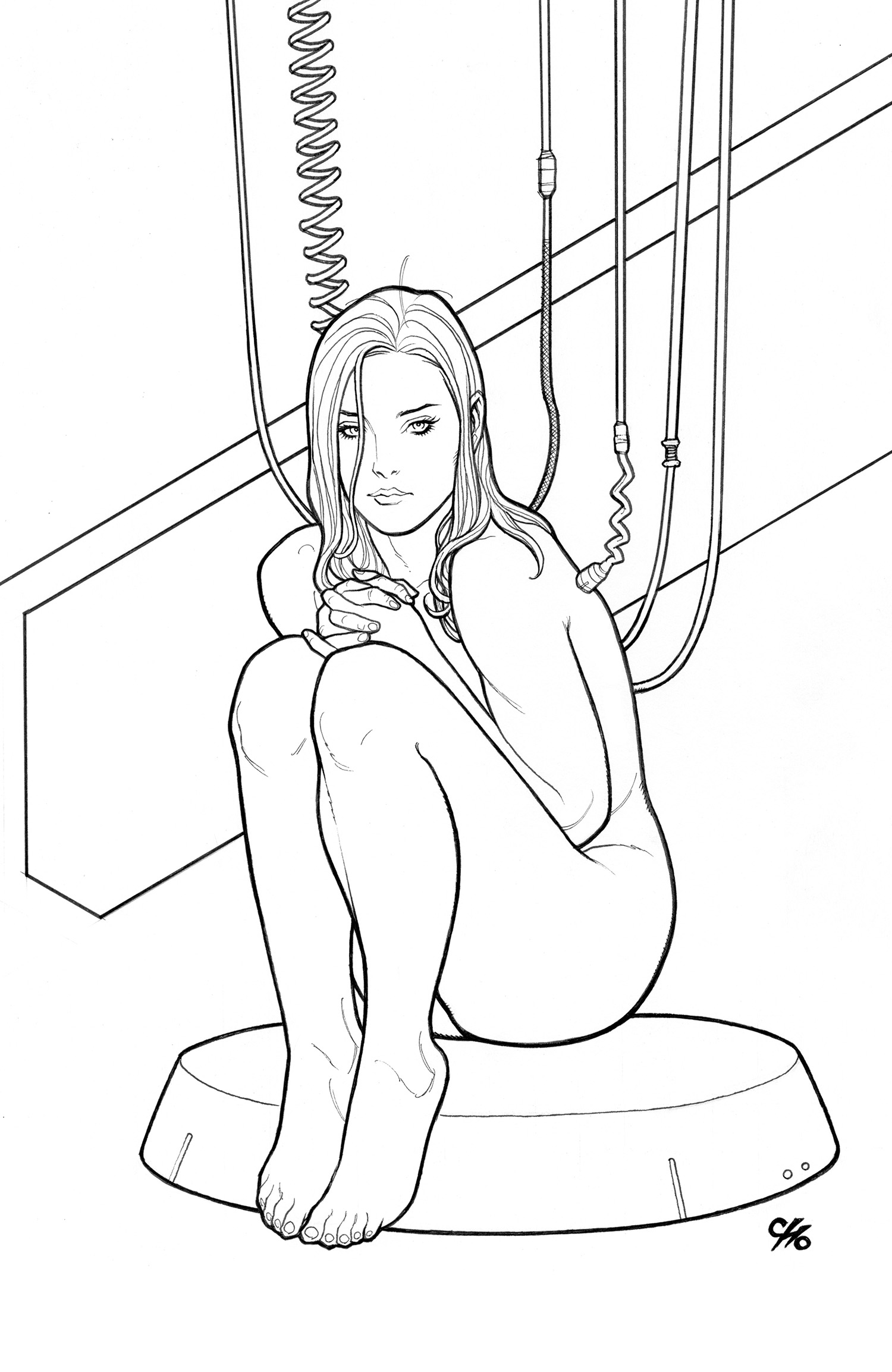 Red Light #1 Cover D 1 for 15 Incentive Frank Cho Bw Variant (Mature) (Of 4)