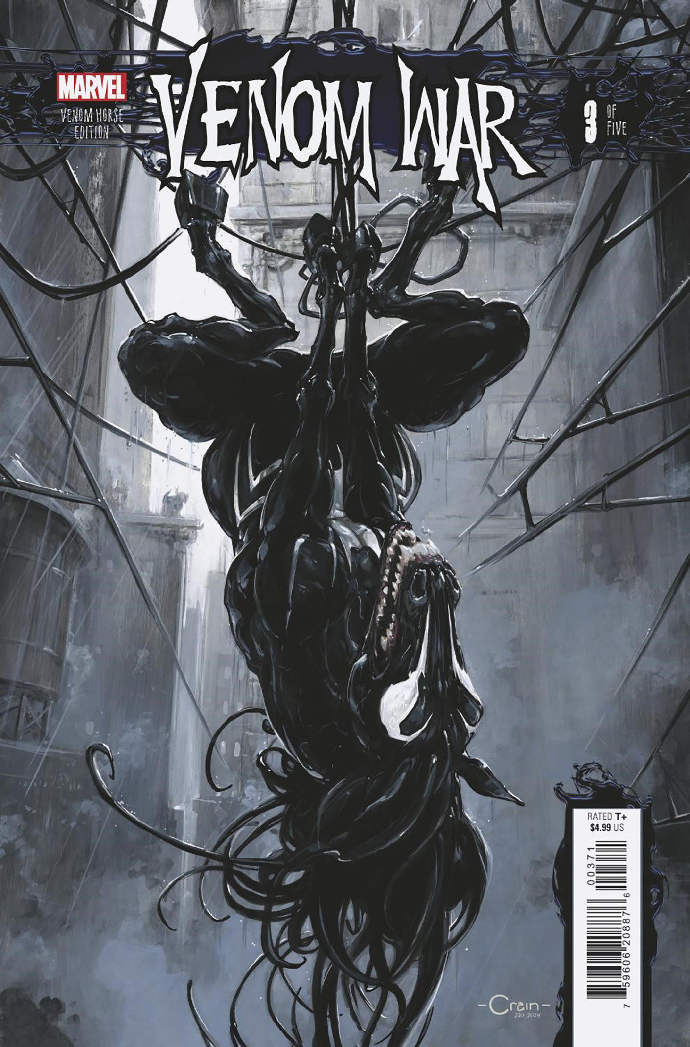 Venom War #3 Clayton Crain Venom Horse Variant (Venom War)