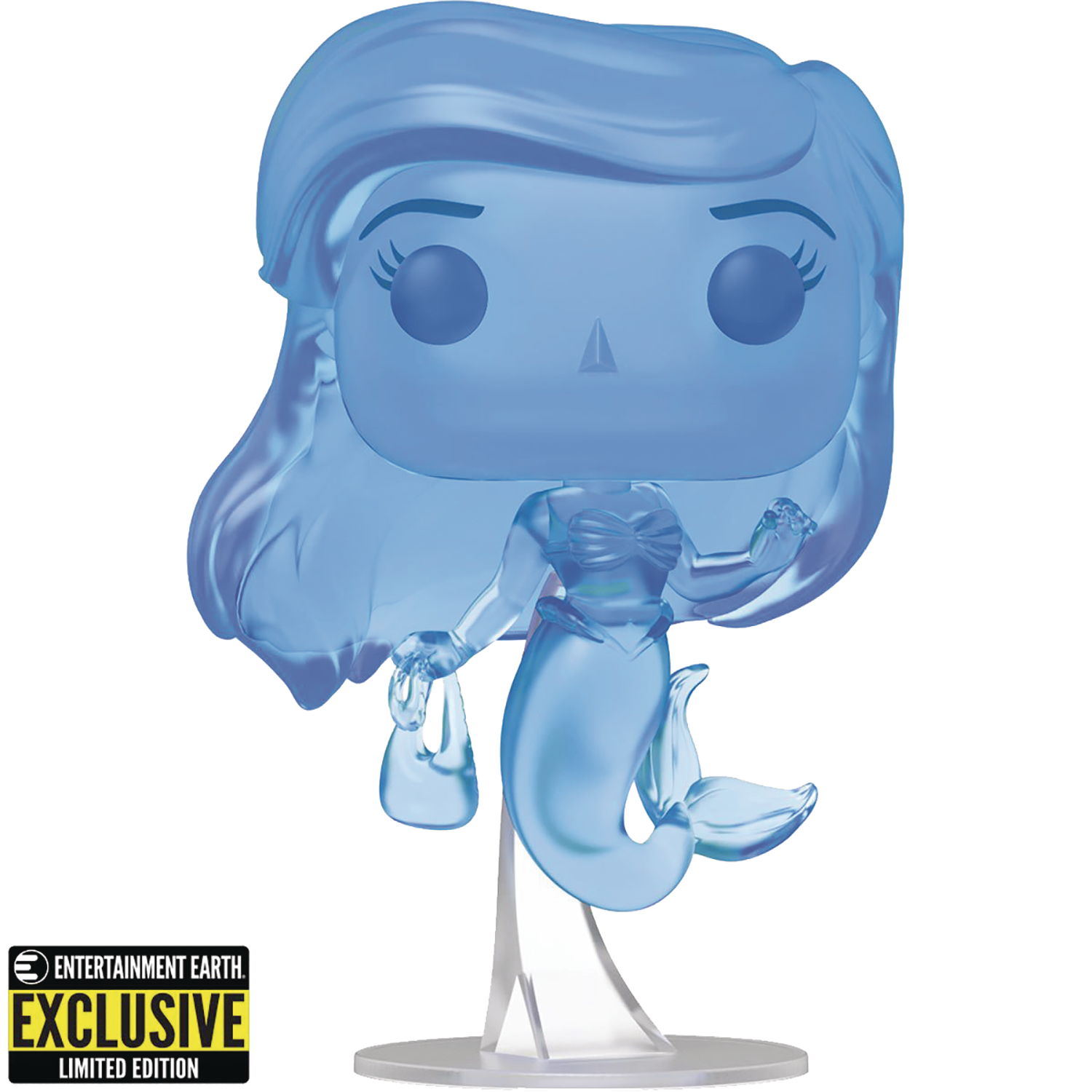 Pop Disney Little Mermaid Ariel Blue Translucent Vinyl Figure