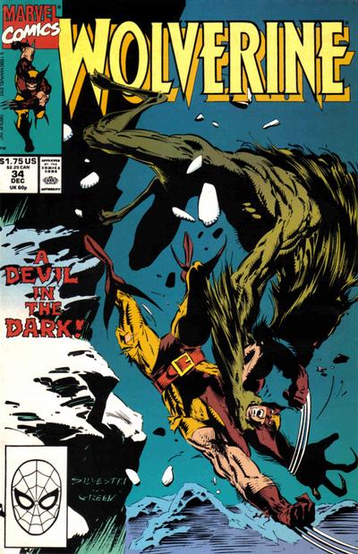 Wolverine #34 [Direct](1988)- Vf/Nm 9.0