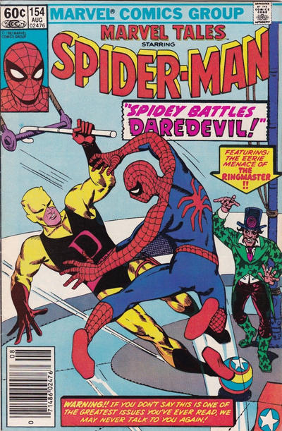 Marvel Tales #154 [Newsstand](1966)-Fine (5.5 – 7)