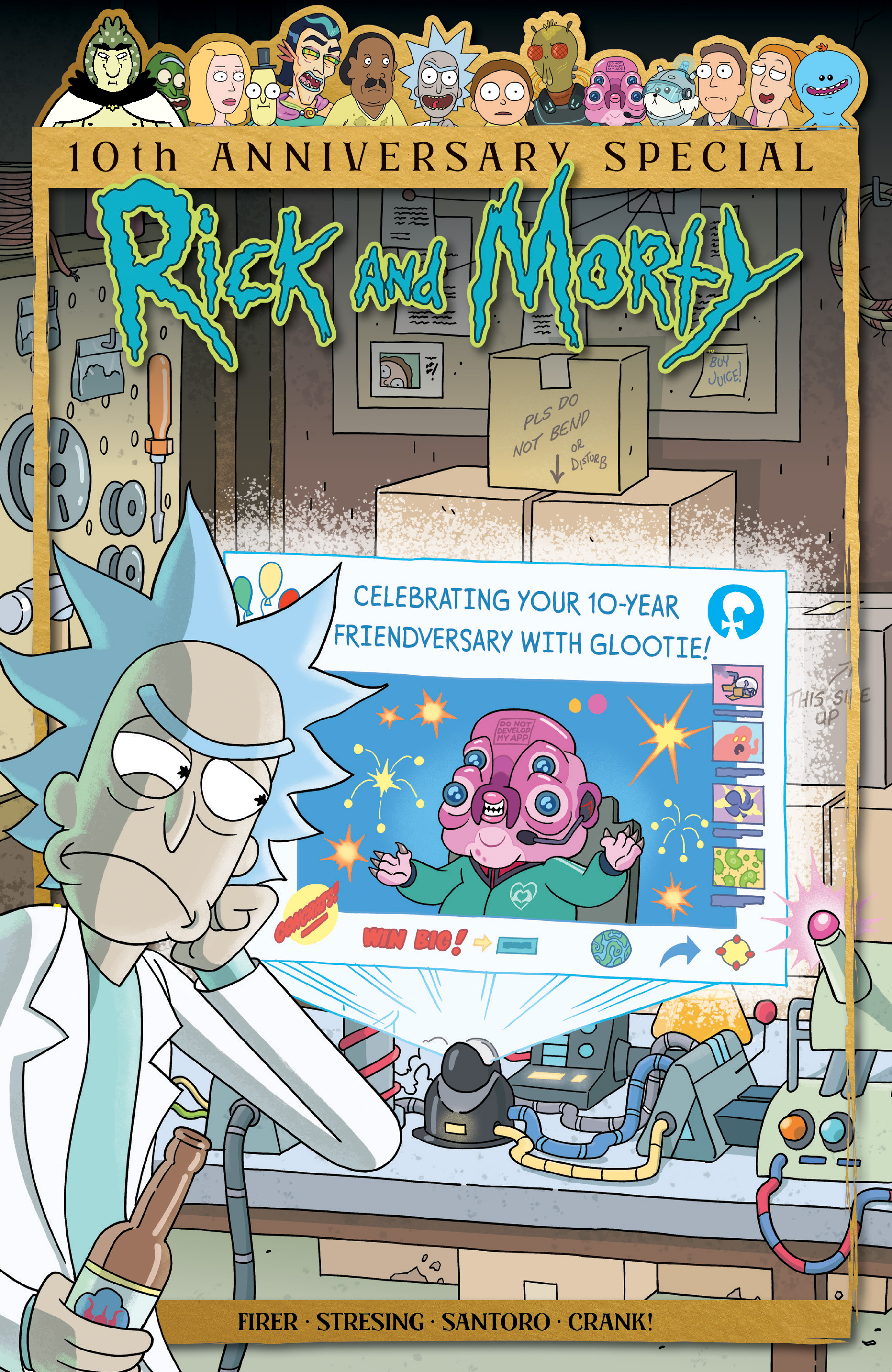 Rick and Morty 10th Anniversary Special #1 (One Shot) Cover B James Lloyd Variant