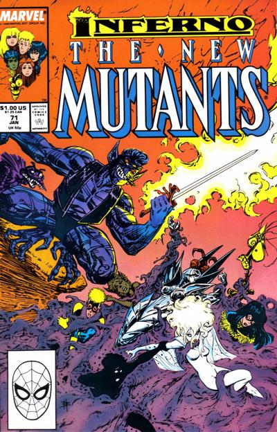 The New Mutants #71 [Direct] - Vg- 3.5
