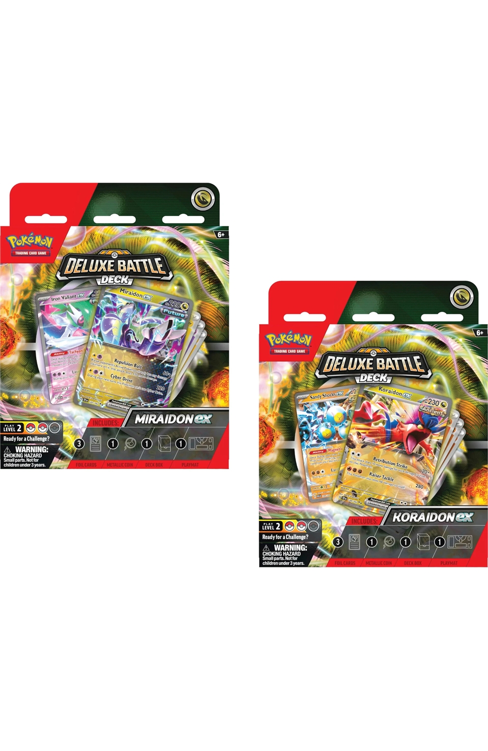 Pokemon Tcg: Deluxe Battle Decks: Miraidon Ex And Koraidon Ex