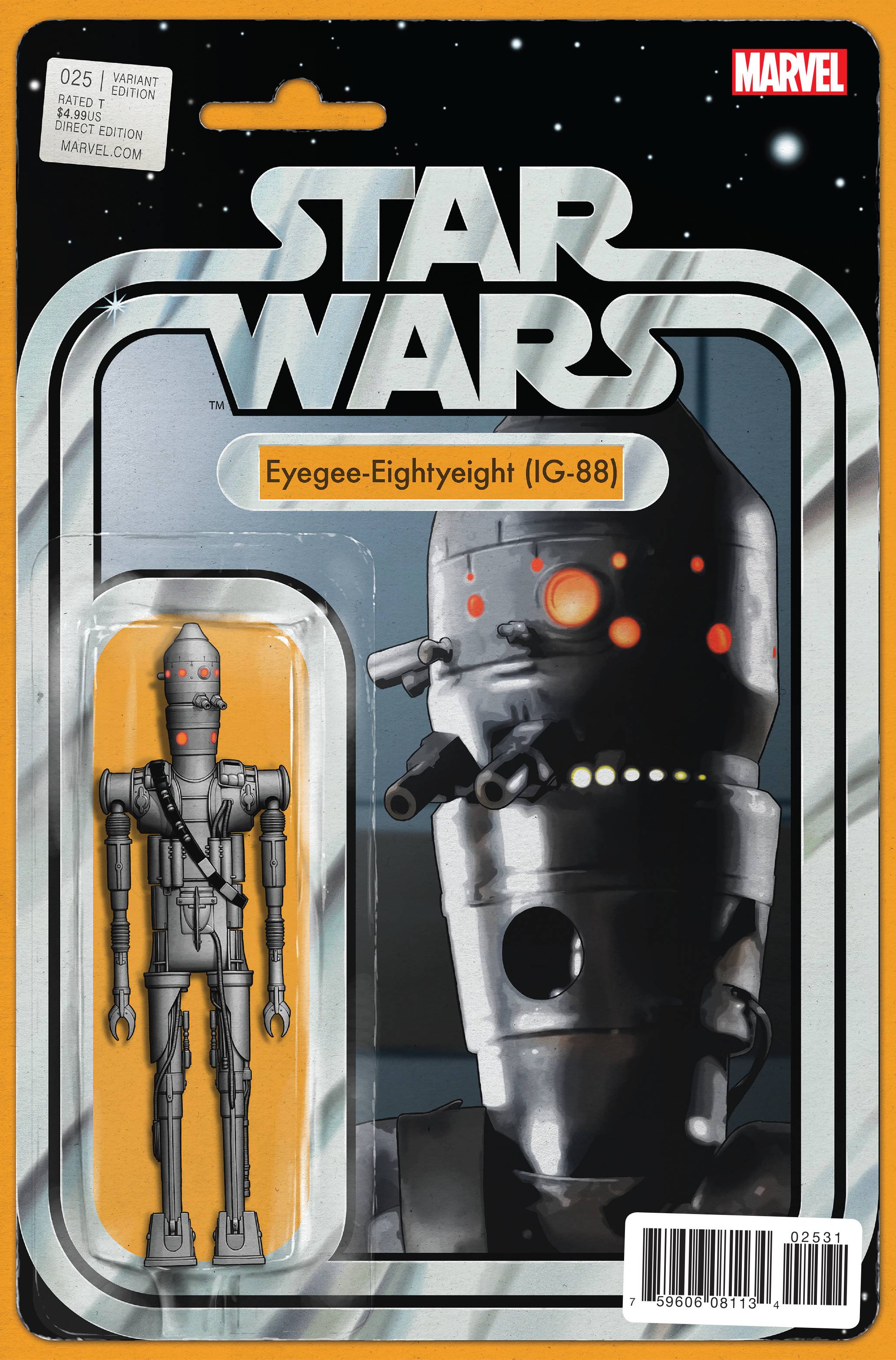 Star Wars #25 Christopher Action Figure Variant (2015)