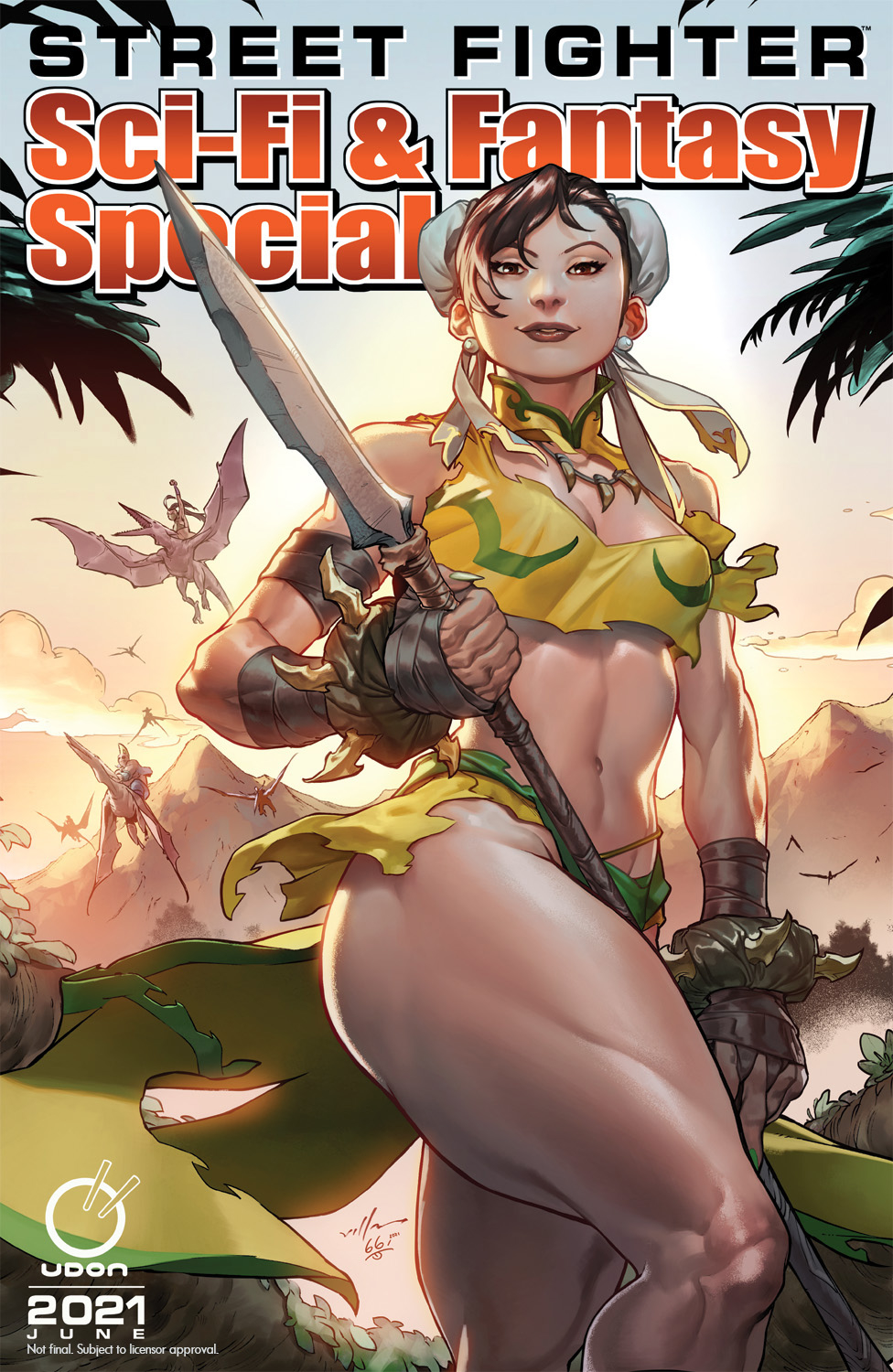 Street Fighter 2021 Scifi Fantasy Special #1 Cover A Villa