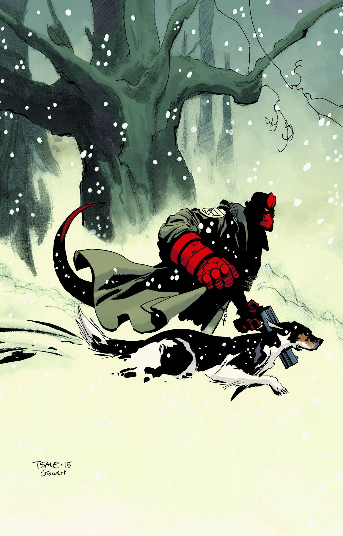 Hellboy & the B.P.R.D. Ongoing #8 Hellboy Winter Special 2016 #1 Main Cover