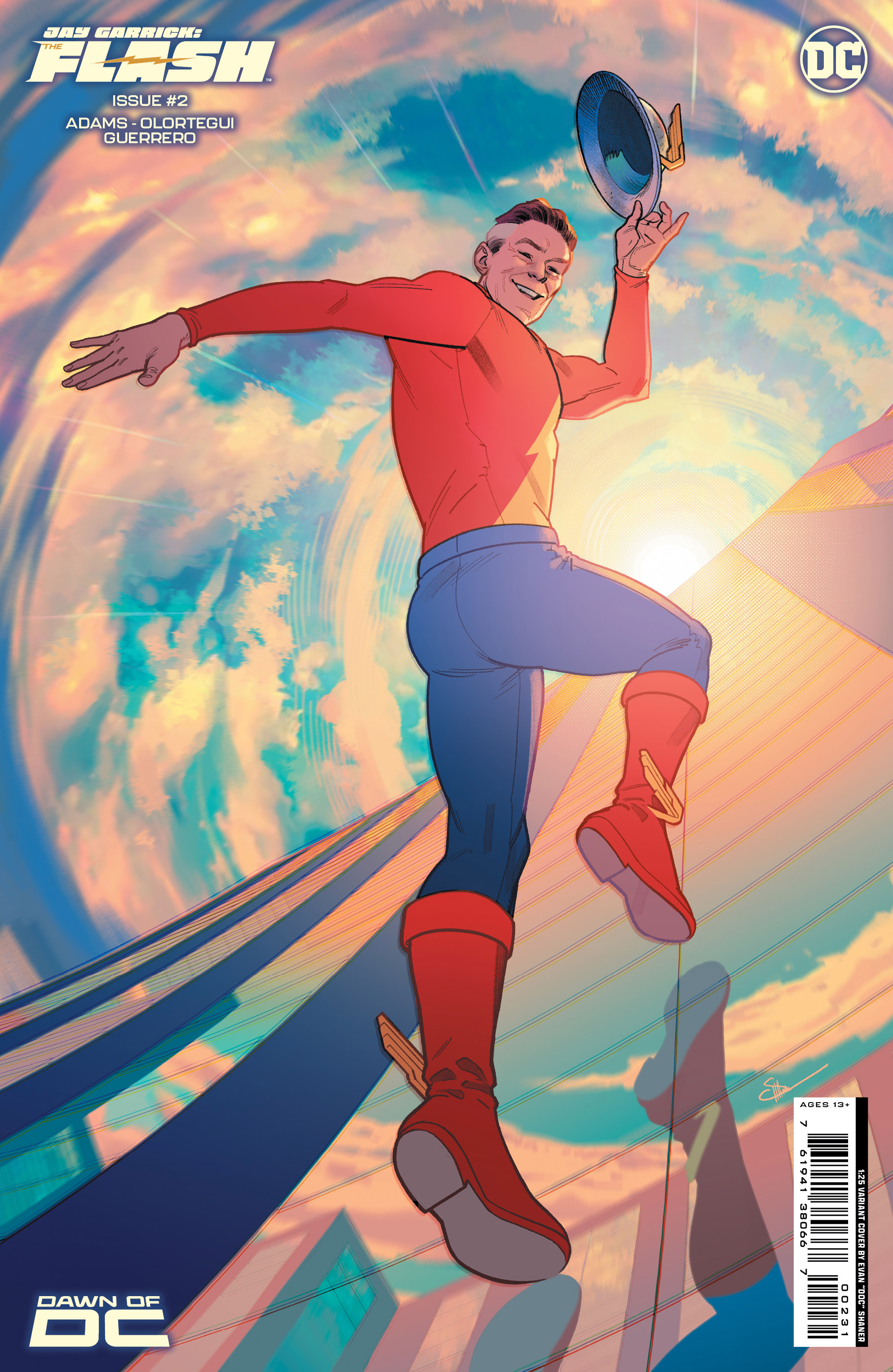 Jay Garrick the Flash #2 Cover C 1 for 25 Incentive Evan Doc Shaner Card Stock Variant (Of 6)