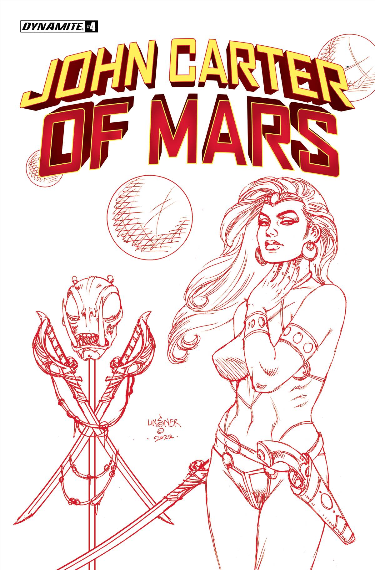 John Carter of Mars #4 Cover O 15 Copy Last Call Incentive Linsner