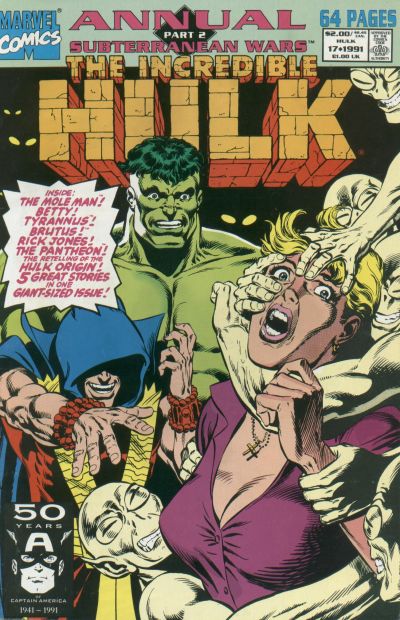 The Incredible Hulk Annual #17 [Direct] John Romita Sn. Interior Art