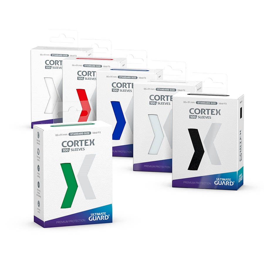 Cortex Sleeves: Standard Size Glossy Blue (100Ct)