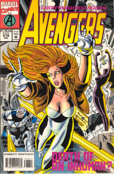 The Avengers #376 [Direct Edition] - Vf+ 8.5