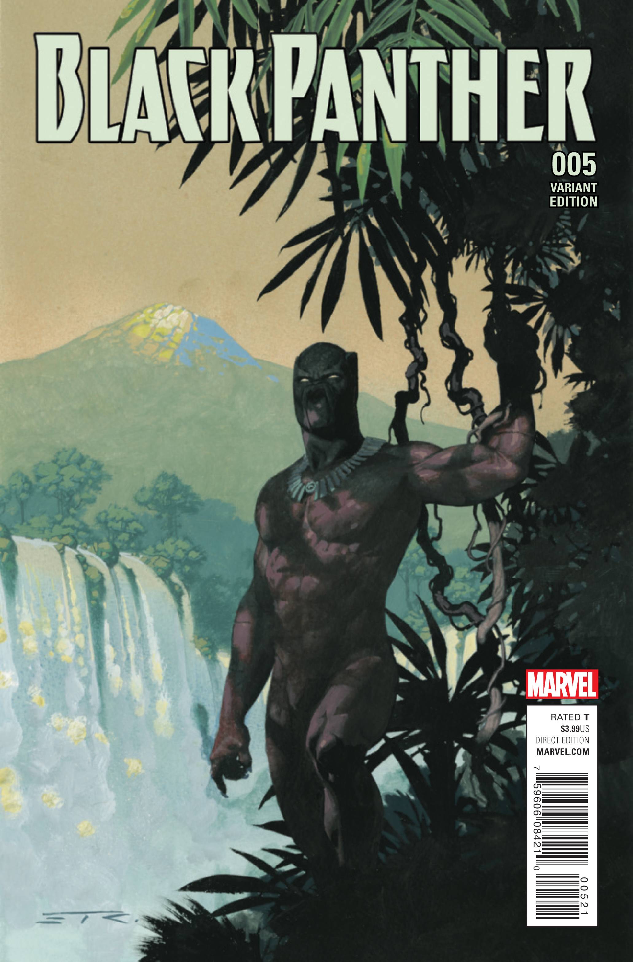 Black Panther #5 (Ribic Connecting Variant A) (2016)