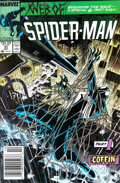 Web of Spider-Man #31 [Newsstand]-Very Good (3.5 – 5)