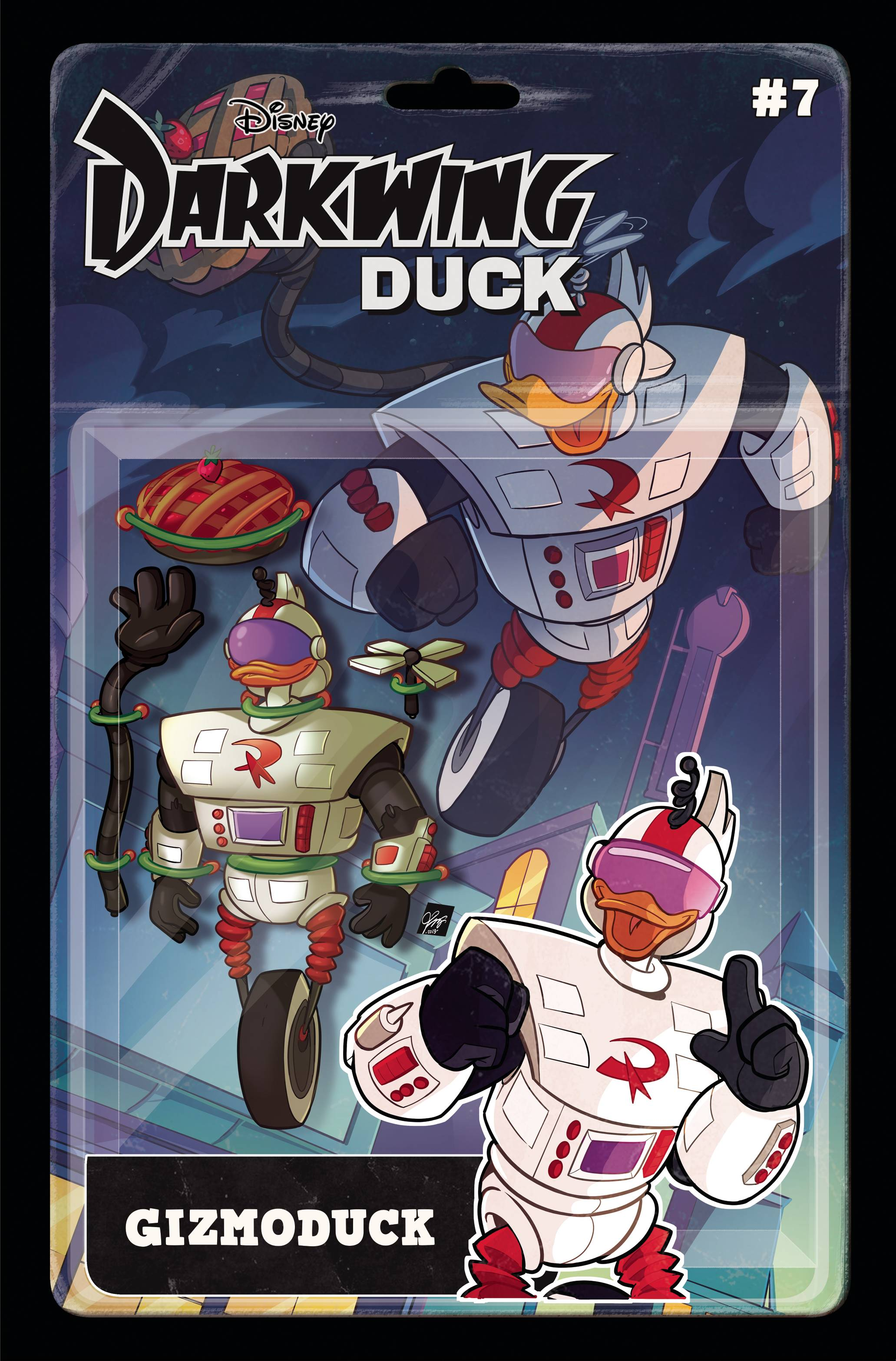 Darkwing Duck #7 Cover H 1 for 10 Incentive Action Figure