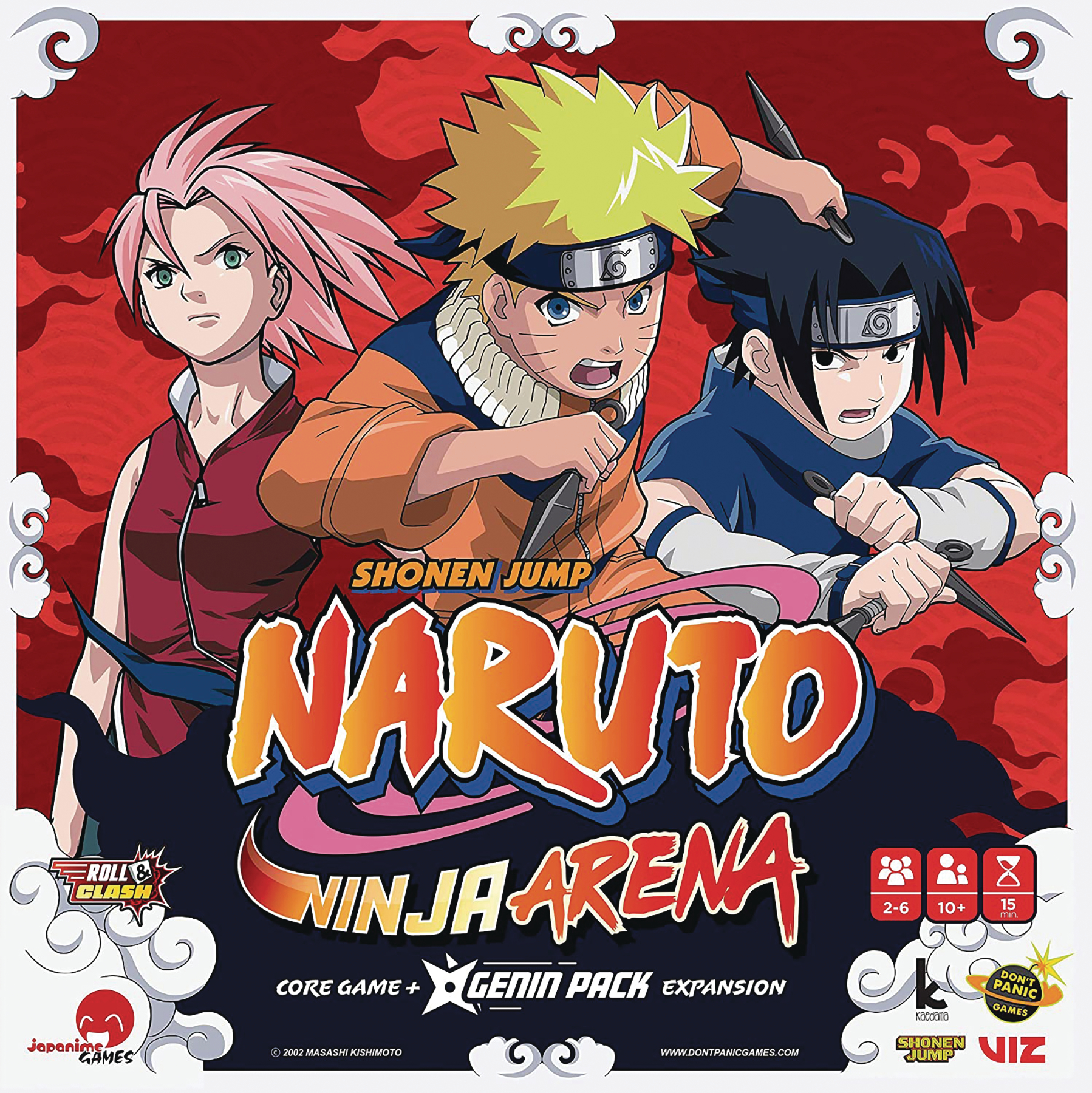 Naruto Ninja Arena 2nd Edition Board Game