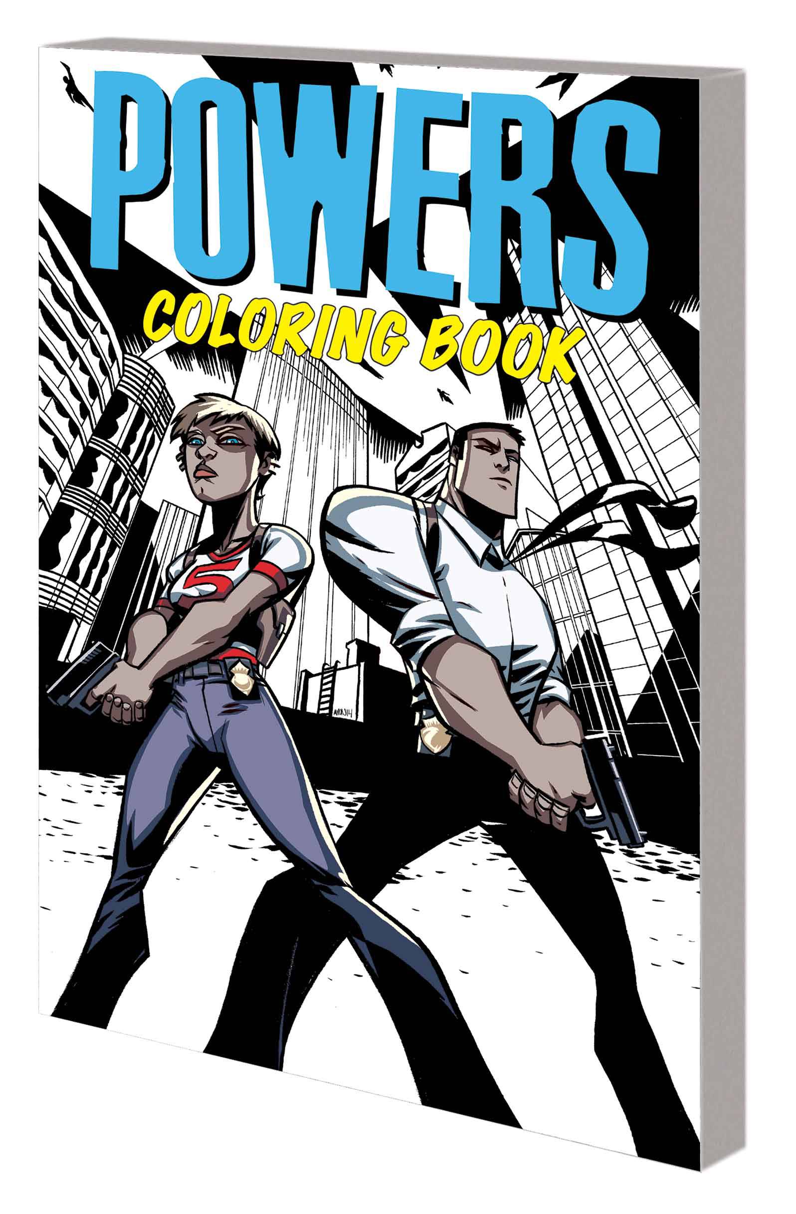 Powers Coloring Book Graphic Novel