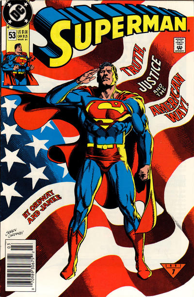 Superman #53 (1987) [Newsstand]-Very Good (3.5 – 5)