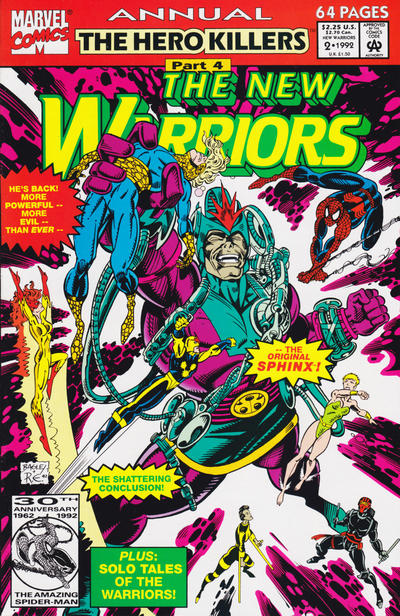 The New Warriors Annual #2 [Direct]-Very Fine