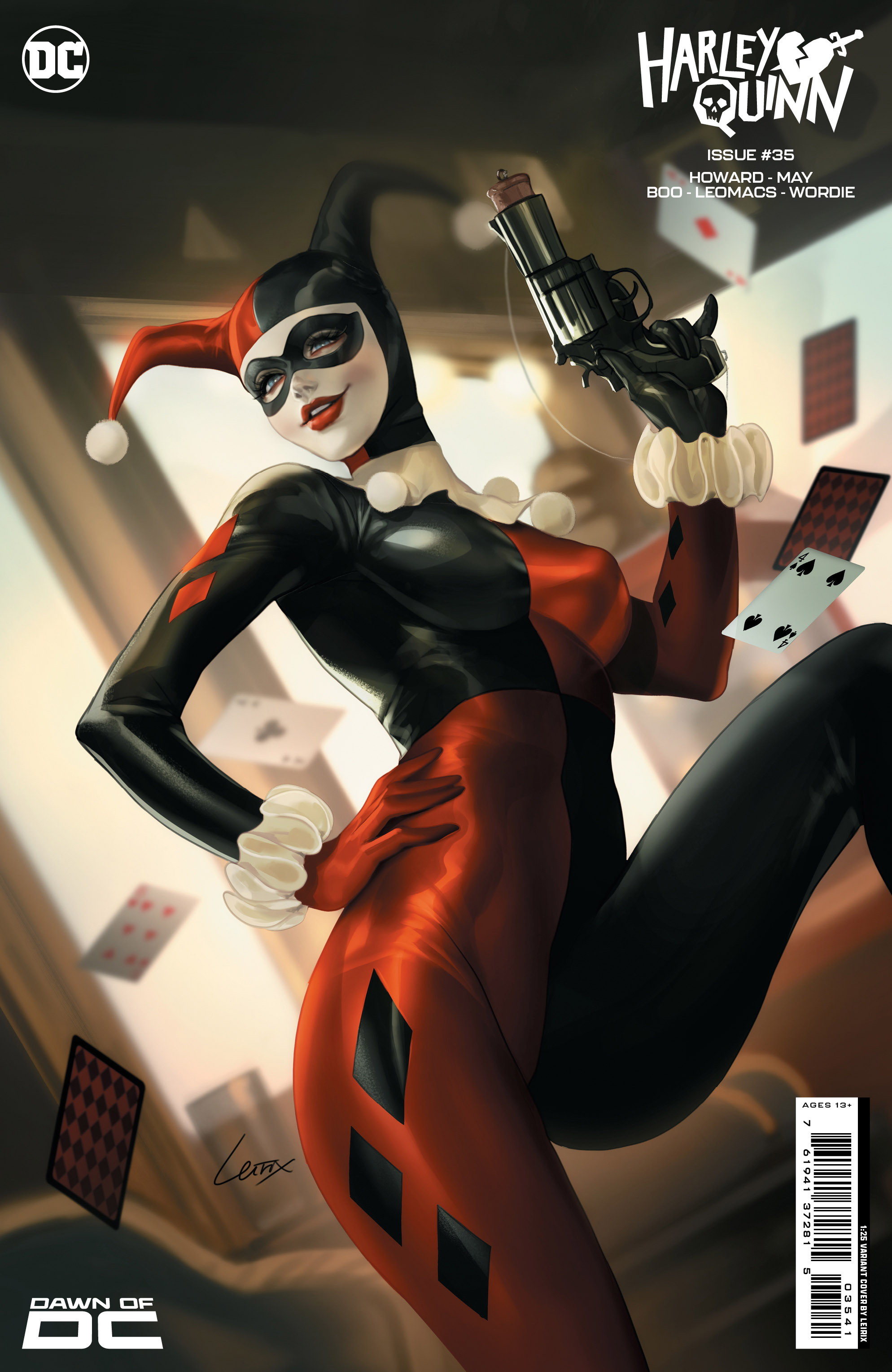 Harley Quinn #35 Cover D 1 for 25 Incentive Lesley Leirix Li Card Stock Variant