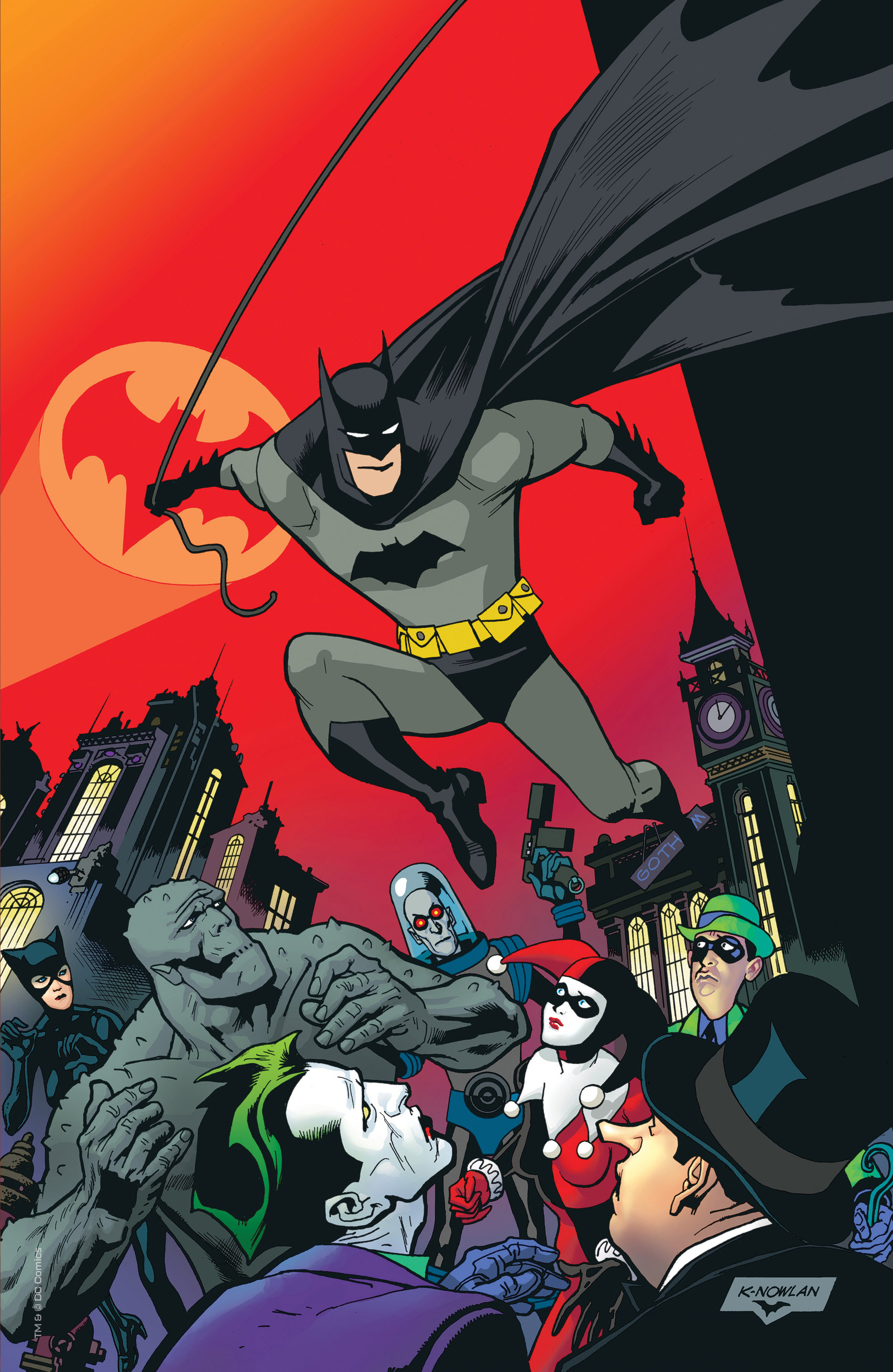 Batman The Adventures Continue Season Three #1 Cover E 1 for 50 Incentive Kevin Nowlan Foil Variant (Of 7)