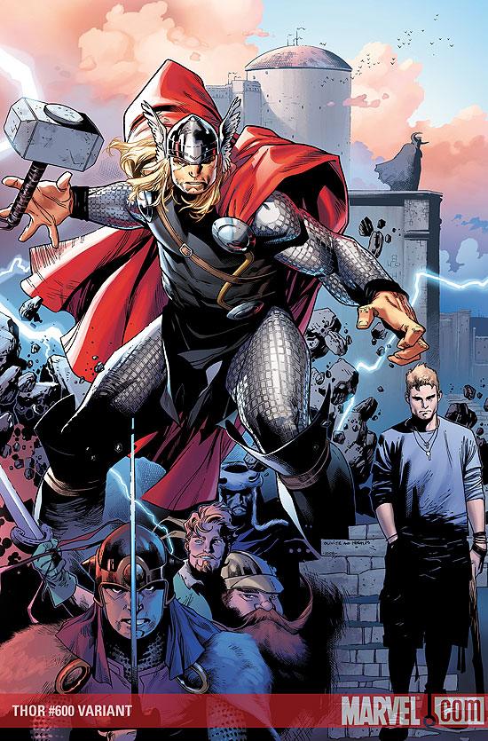 Thor #600 (Dell'otto Wraparound Variant) (2007)