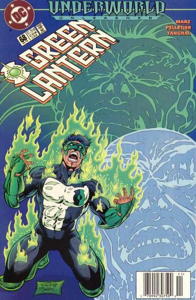 Green Lantern #68 [Newsstand]-Fine (5.5 – 7) (1990)