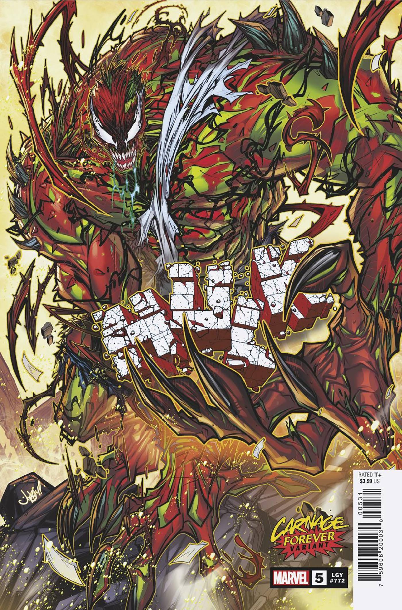 Hulk #5 Meyers Carnage Forever Variant (2022)