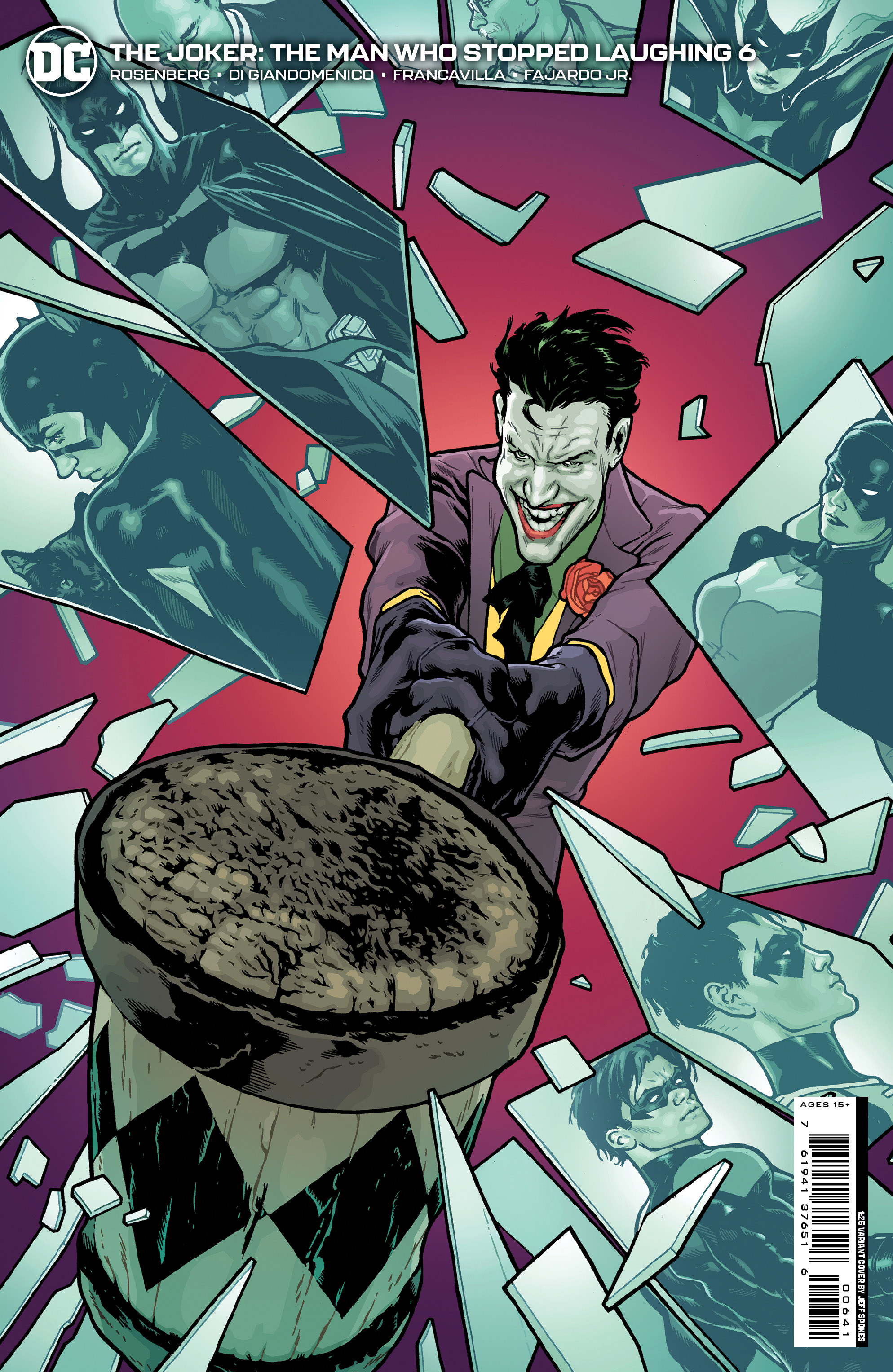 Joker The Man Who Stopped Laughing #6 Cover D 1 For 25 Incentive Jeff Spokes Variant