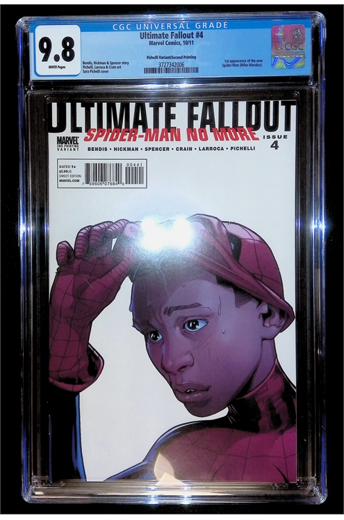 Ultimate Fallout #4 [2nd Printing Variant Cover] - Cgc 9.8