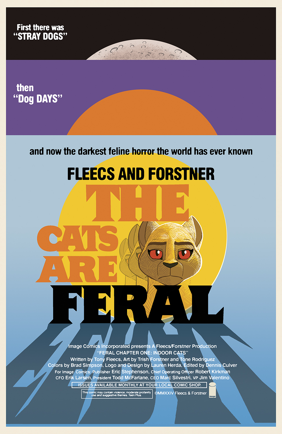 Feral #1 Cover F 1 for 50 Incentive Trish Forstner & Tony Fleecs Variant