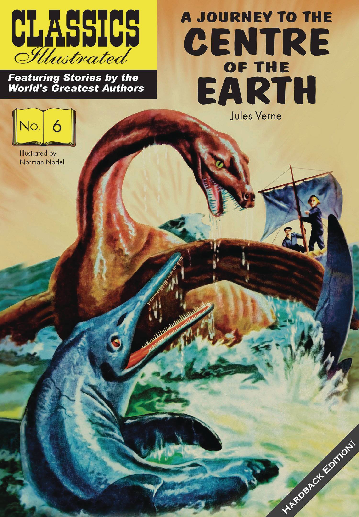 Classic Illustrated Replica Edition Hardcover Journey To Center of Earth