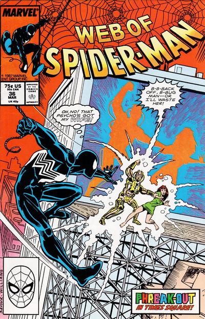Web of Spider-Man #36 [Direct]-Fine (5.5 – 7) 1st Appearance of Tombstone
