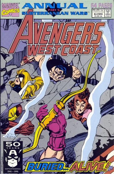 Avengers West Coast Annual #6 [Direct] - Vf-
