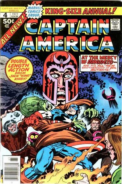 Captain America Annual #4-Very Fine (7.5 – 9) [1St App. of The 2nd Brotherhood of Evil Mutants]